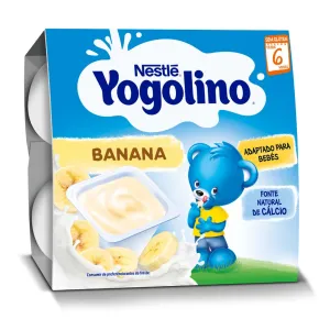 Nestle Yogolino gustare cu lapte banane, 4 X 100G, de la 6 luni