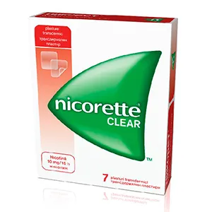 Nicorette Clear 10mg/16h, 7 plasturi transdermici, Johnson & Johnson
