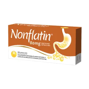 Nonflatin 80 mg, 20 capsule moi, Biofarm