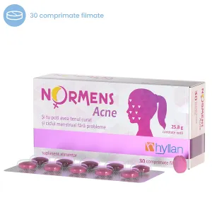 NorMens Acne, 30 comprimate filmate, Hyllan Pharma