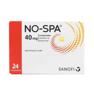 No-Spa 40 mg, 24 comprimate, Sanofi