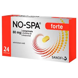 No-Spa forte 80 mg, 24 comprimate, Sanofi Romania