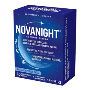 Novanight, 20  comprimate filmate, Opella Healthcare Romania