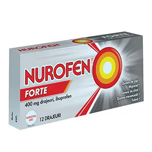 Nurofen forte 400mg, 12 drajeuri, Reckitt Benckiser Healthcare