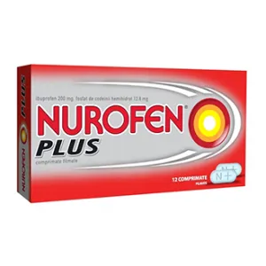 Nurofen plus, 12  comprimate filmate, Reckitt Benckiser