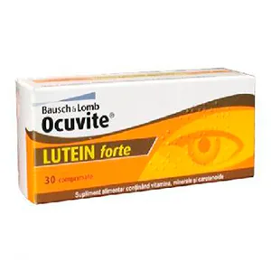 Ocuvite Lutein Forte 30 comprimate filmate, Pharmaswiss