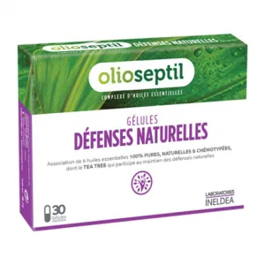 Olioseptil Defenses Naturelles, 30 capsule vegetale, Montana - Nutraceuticals
