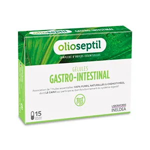 Olioseptil Gastro-Intestinal, 15 capsule vegetale, Laboratoires Ineldea