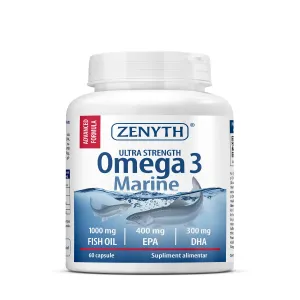 Omega 3 Marin pentru inima si creier, 60 Capsule, Zenyth