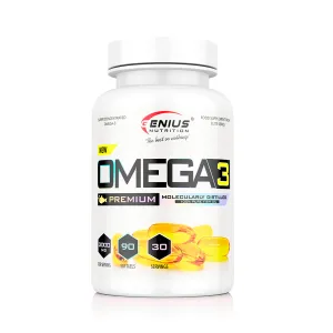 Omega-3, 90 comprimate, Genius Nutrition