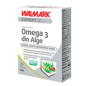 Omega-3 din Alge, 30 capsule, Walmark Romania