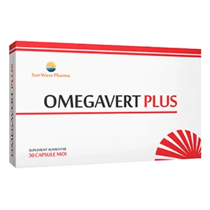 Omegavert Plus, 30 capsule moi, Sun Wave Pharma