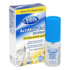 Optrex ActiMist, Spray 2 in 1 pentru lacrimare si prurit al ochilor, 10 ml, Reckitt Benckiser Healthcare