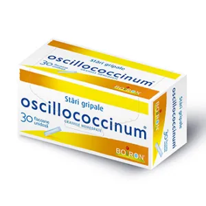 Oscillococcinum granule homeopate, 30 flacoane, 1 g, Boiron Franta