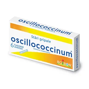 Oscillococcinum granule homeopate, 6 flacoane, 1 g, Boiron Franta