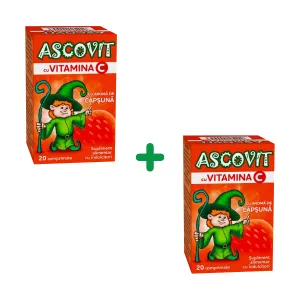 Pachet Ascovit capsuni 20 comprimate ; Omega Pharma