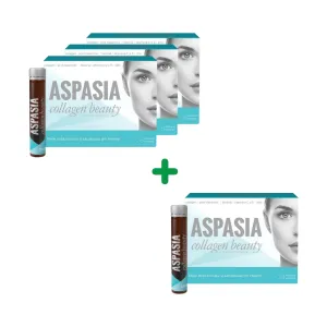 Pachet Aspasia Collagen Beauty, 28 fiole, 25 ml, Natur Produkt Zdrovit