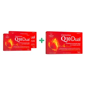 Pachet Coenzima Q10 dual, 30 capsule moi, Good Days Therapy