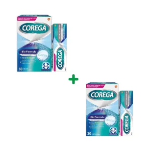 Pachet Corega Ultra Fixare Neutro crema, 40 g si Tablete Bio Formula Corega, 30 tablete cu 90% REDUCERE, Haleon