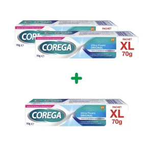 Pachet Corega Ultra Fixare Original, 70 g, GlaxoSmithKline Consumer Healthcare