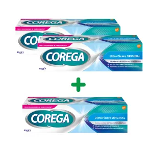 Pachet Corega Ultra Fixare Original crema, 40 grame , Glaxosmithkline Consumer