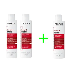 Pachet Dercos sampon energizant, 200 ml, L`Oreal Romania
