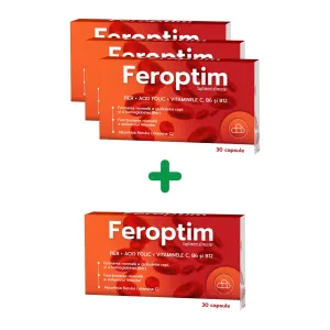 Pachet Feroptim; 30 capsule, Natur Produkt Zdrovit