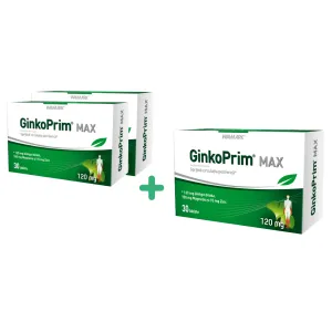 Pachet GinkoPrim Max 120 mg, 60 comprimate, Walmark Romania