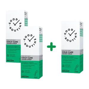 Pachet Good Routine Cold-Care Cough Syrup, 150ml, Secom