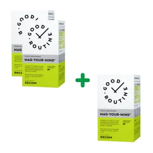 Pachet Good Routine Mag your mind, 30 capsule vegetale, Secom