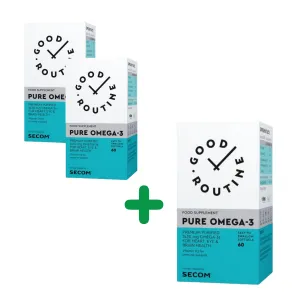 Pachet Good Routine Pure omega-3, 60 capsule moi, Secom