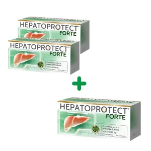 Pachet Hepatoprotect forte, 50 comprimate,  Biofarm