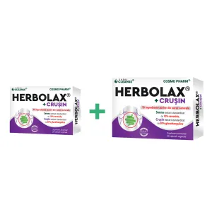 Pachet Herbolax + Crusin, 20 capsule vegetale, Cosmo Pharm