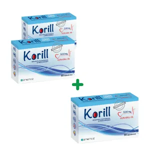 Pachet Korill 500 mg , 30 capsule moi , Sanience