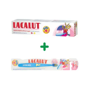 Pachet Lacalut Kinder Baby pasta de dinti, 0-4 ani, 50 ml, Natur Produkt Zdrovit