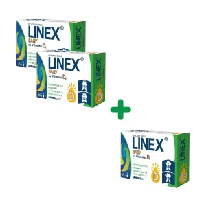 Pachet Linex Baby picaturi orale, 1 flacon, 8 ml, Lek Pharmaceuticals