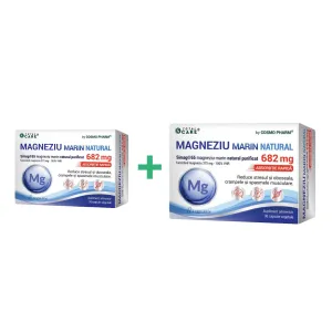 Pachet Magneziu Marin Natural, 30 capsule vegetale, Cosmo Pharm