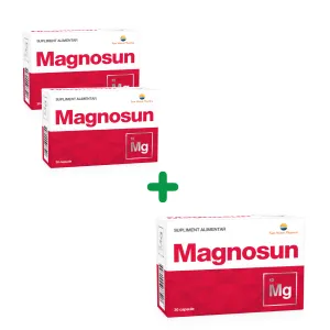 Pachet Magnosun , 30 capsule , Sunwave Pharma