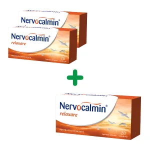 Pachet Nervocalmin relaxare , 20 capsule moi , Biofarm