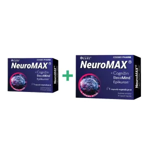 Pachet Neuromax Plus Bacomind&Cognizin, 30 capsule, Cosmo Pharm