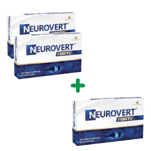 Pachet Neurovert forte , 30 capsule moi , Sunwave Pharma