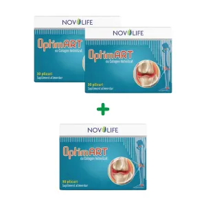 Pachet OptimArt cu Colagen hidrolizat, 30 plicuri, Novolife