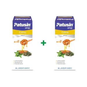 Pachet Patusin Calmo Adulti sirop, 100 ml, Laropharm