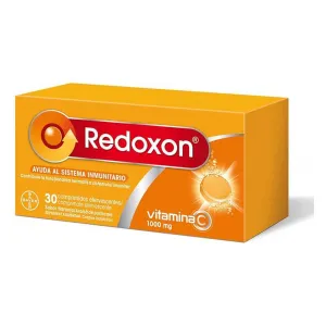 Pachet Promo 1+1 Gratis Redoxon Vitamina C 1000mg portocala, 30 comprimate efervescente