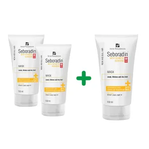 Pachet Seboradin masca par obosit si lipsit de vitalitate cu kerosen cosmetic, 150 ml, Novoline