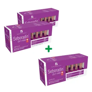 Pachet Seboradin Oily tratament periodic impotriva caderii parului, 14 fiole x 5.5 ml, Novoline