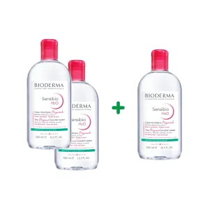 Pachet Sensibio H2O, apa micelara, 500 ml, Bioderma Laboratoire Dermatologique