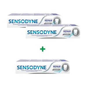 Pachet Sensodyne pasta Repair&Protect Whitening, 75 ml, Haleon