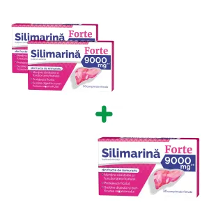 Pachet Silimarina Forte 9000 mg , 30 comprimate filmate , Natur Produkt Zdrovit
