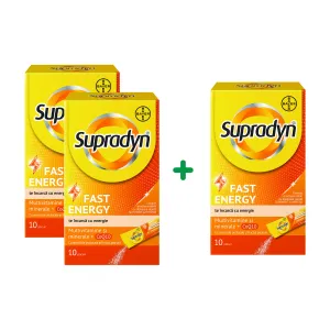 Pachet Supradyn Energy Coenzima Q10 ; 30 comprimate filmate ; Bayer